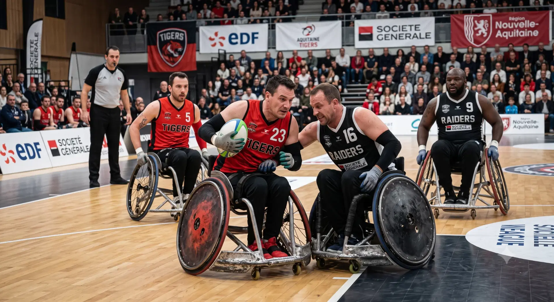 Des Mambas aux Bleus : quand Carquefou brille sur la scène internationale du rugby fauteuil.