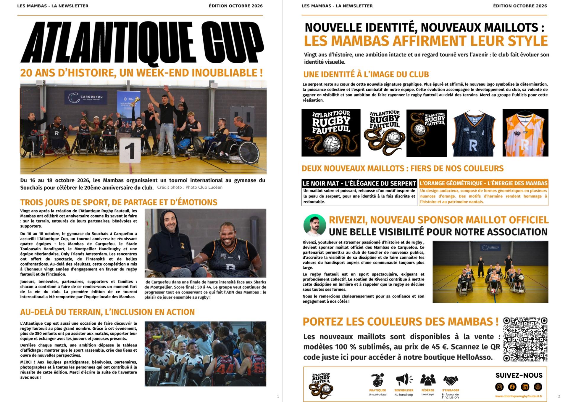 L'actu des Mambas : Octobre 2026